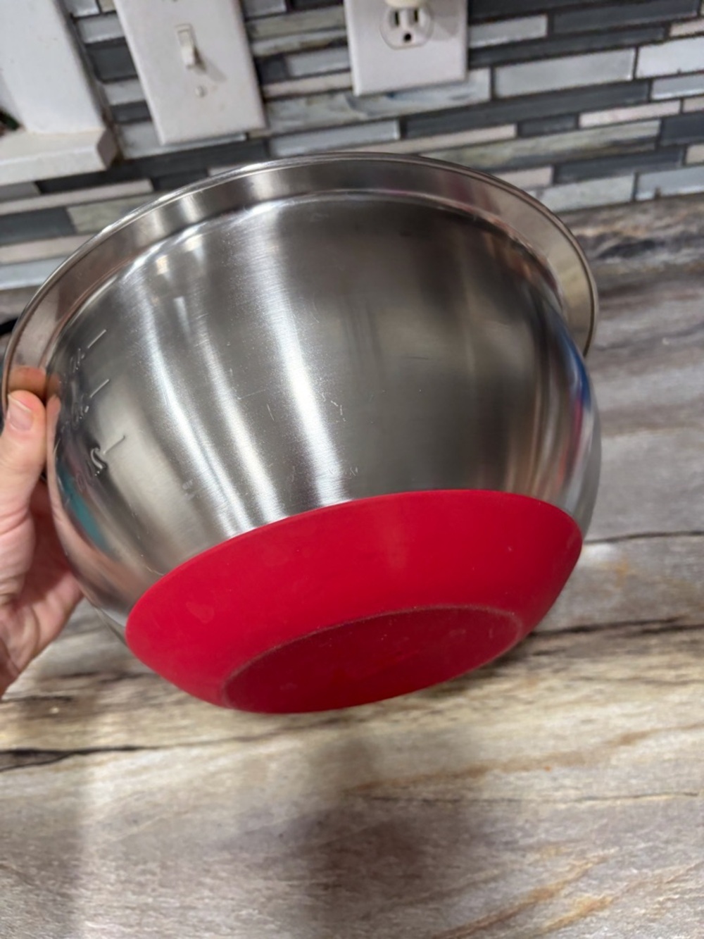 Viking Stainless Steel Mixing Bowl Non-Slip Silicone Base 5Qt. - Picture 3 of 11